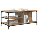 vidaXL Dohányzóasztal Artisan tölgy 100 x 50 x 45 cm Faanyag