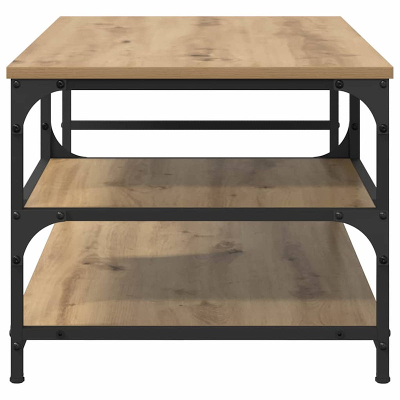 vidaXL Dohányzóasztal Artisan tölgy 90 x 49 x 40 cm Faanyag