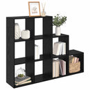 vidaXL Szobaelválasztó könyvespolc Fekete tölgy 137,5 x 29 x 103,5 cm