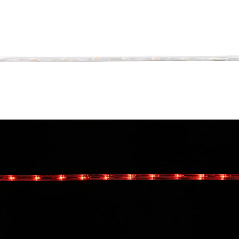 vidaXL Kötél világítás 240 LED-del Piros 10 m PVC