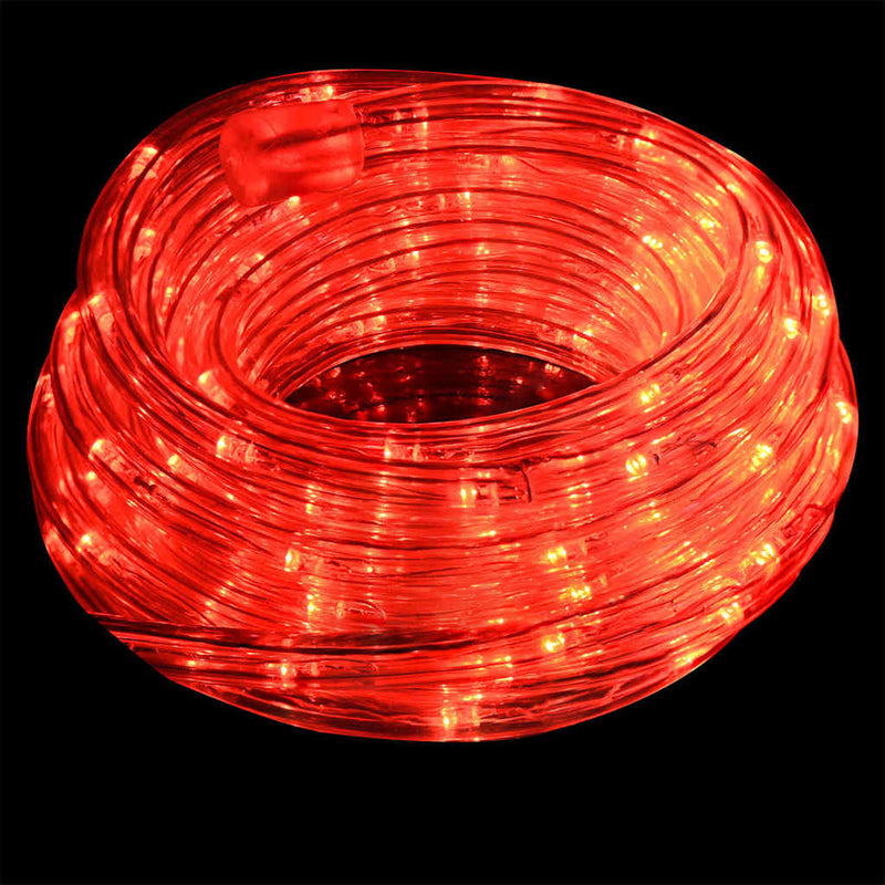 vidaXL Kötél világítás 240 LED-del Piros 10 m PVC