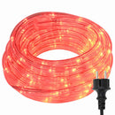 vidaXL Kötél világítás 2400 LED-del Piros 100 m PVC