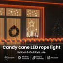 vidaXL Kötél világítás 120 LED-del Meleg fehér 5 m PVC