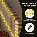 vidaXL Kötél világítás 240 LED-del Meleg fehér 10 m PVC