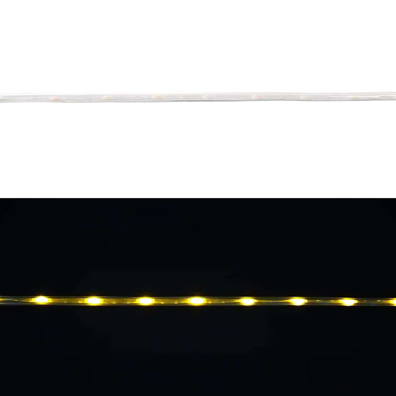 vidaXL Kötél világítás 480 LED-del Meleg fehér 20 m PVC