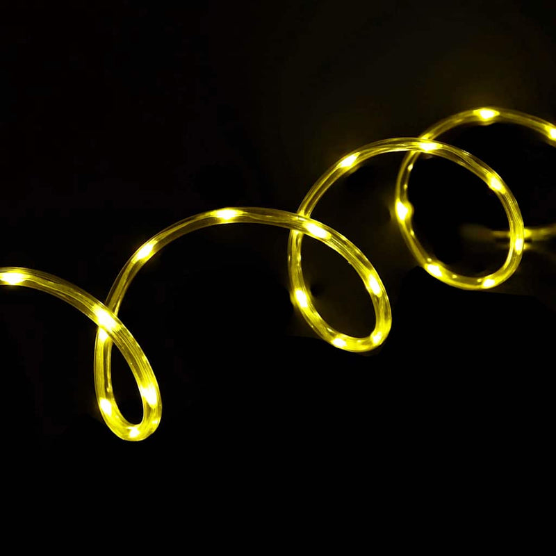 vidaXL Kötél világítás 480 LED-del Meleg fehér 20 m PVC