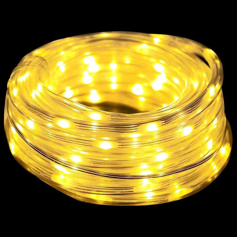 vidaXL Kötél világítás 480 LED-del Meleg fehér 20 m PVC