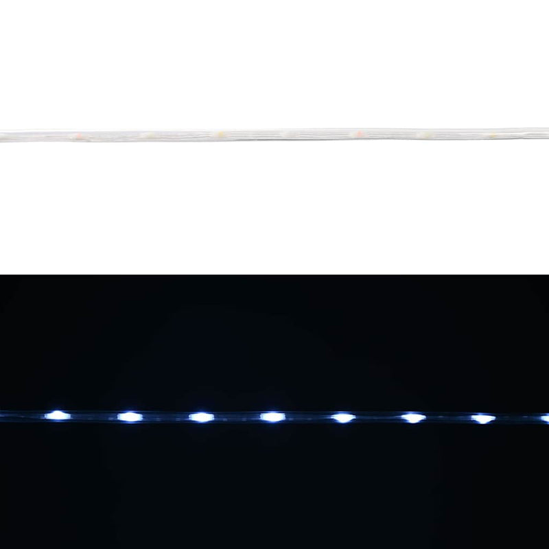 vidaXL Kötél világítás 240 LED-del Hideg Fehér 10 m PVC