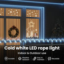 vidaXL Kötél világítás 480 LED-del Hideg Fehér 20 m PVC