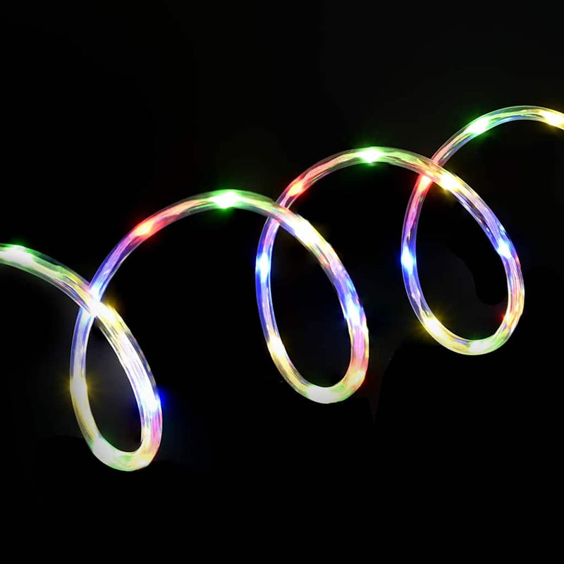 vidaXL Kötél világítás 480 LED-del Sokszínű 20 m PVC