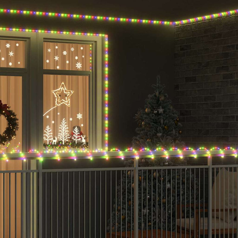 vidaXL Kötél világítás 480 LED-del Sokszínű 20 m PVC