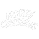 vidaXL Karácsonyi tábla 240 LED-del Sokszínű 100 x 50 cm PVC