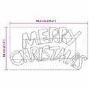 vidaXL Karácsonyi tábla 240 LED-del Sokszínű 100 x 50 cm PVC