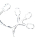 vidaXL Karácsonyi Hópehely 252 LED-del Meleg fehér 45 x 38 cm PVC