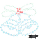 vidaXL Karácsonyi Harang 144 LED-del Sokszínű 56 x 46 cm PVC