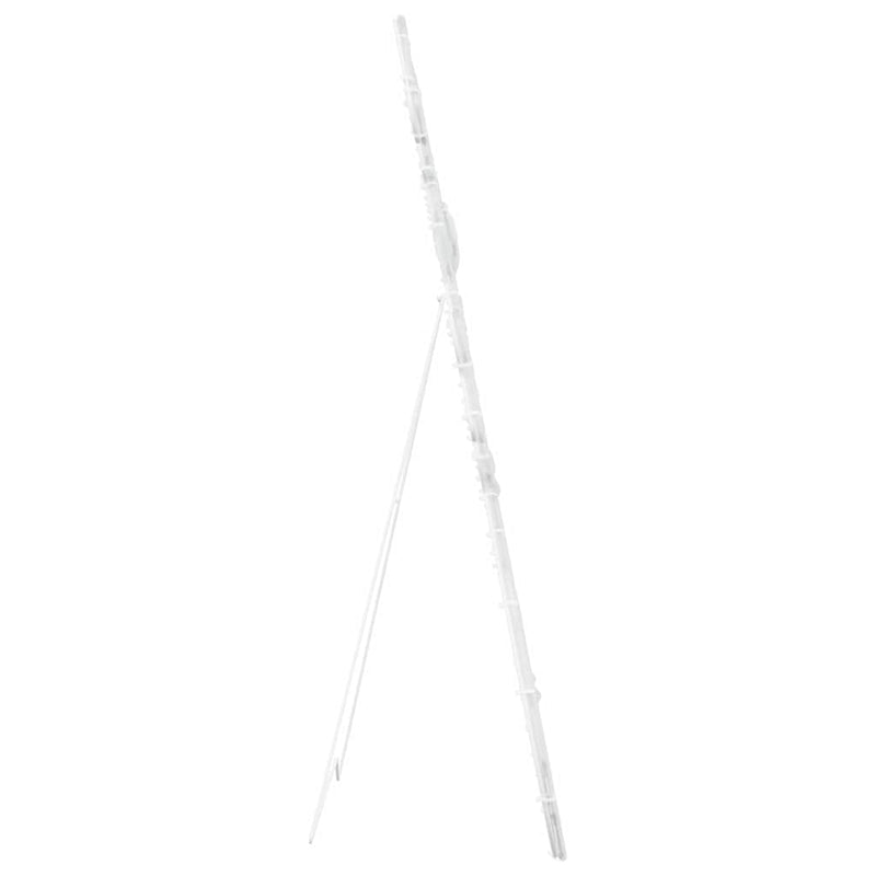 vidaXL Karácsonyi Csillag Hideg Fehér 51.5 x 50 x 0.65 cm Vas