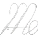 vidaXL Karácsonyi tábla 216 LED-del Piros 99 x 55 x 13 cm Vas