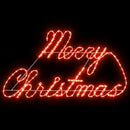 vidaXL Karácsonyi tábla 216 LED-del Piros 99 x 55 x 13 cm Vas