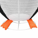 vidaXL Havas pingvin figura Meleg fehér 78 x 88 x 180 cm szövet