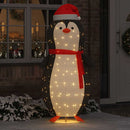 vidaXL Havas pingvin figura 600 LED-del Meleg fehér 78 x 178 cm szövet