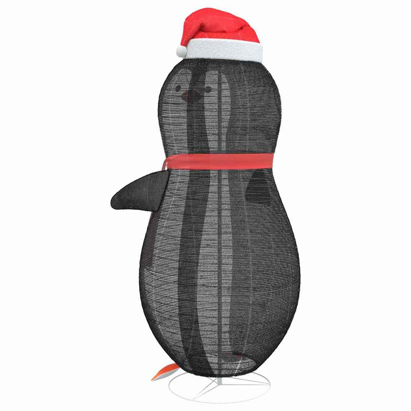 vidaXL Havas pingvin figura Meleg fehér 78 x 88 x 180 cm szövet