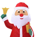 vidaXL Karácsonyi Mikulás 200 LED-del Meleg fehér 100 x 180 cm szövet