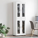 vidaXL Magasfiú polcokkal FLORIN Fehér 60 x 35 x 182 cm Faanyag