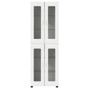vidaXL Magasfiú polcokkal FLORIN Fehér 60 x 35 x 182 cm Faanyag