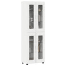 vidaXL Magasfiú polcokkal FLORIN Fehér 60 x 35 x 182 cm Faanyag