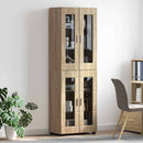 vidaXL Magasfiú polcokkal FLORIN Sonoma tölgy 60 x 35 x 182 cm Faanyag