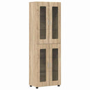 vidaXL Magasfiú polcokkal FLORIN Sonoma tölgy 60 x 35 x 182 cm Faanyag