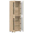 vidaXL Magasfiú polcokkal FLORIN Sonoma tölgy 60 x 35 x 182 cm Faanyag