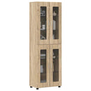 vidaXL Magasfiú polcokkal FLORIN Sonoma tölgy 60 x 35 x 182 cm Faanyag