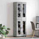 vidaXL Magasfiú polcokkal FLORIN Beton Szürke 60 x 35 x 182 cm Faanyag