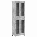 vidaXL Magasfiú polcokkal FLORIN Beton Szürke 60 x 35 x 182 cm Faanyag