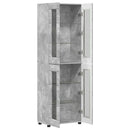vidaXL Magasfiú polcokkal FLORIN Beton Szürke 60 x 35 x 182 cm Faanyag