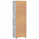 vidaXL Magasfiú polcokkal FLORIN Beton Szürke 60 x 35 x 182 cm Faanyag