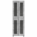vidaXL Magasfiú polcokkal FLORIN Beton Szürke 60 x 35 x 182 cm Faanyag