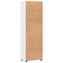 vidaXL Magasfiú FLORIN Magas Fényű Fehér 60 x 35 x 182 cm Faanyag
