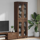 vidaXL Magasfiú polcokkal FLORIN Barna Tölgy 60 x 35 x 182 cm Faanyag