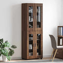vidaXL Magasfiú polcokkal FLORIN Barna Tölgy 60 x 35 x 182 cm Faanyag