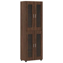 vidaXL Magasfiú polcokkal FLORIN Barna Tölgy 60 x 35 x 182 cm Faanyag