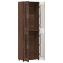 vidaXL Magasfiú polcokkal FLORIN Barna Tölgy 60 x 35 x 182 cm Faanyag