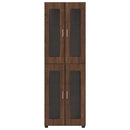 vidaXL Magasfiú polcokkal FLORIN Barna Tölgy 60 x 35 x 182 cm Faanyag