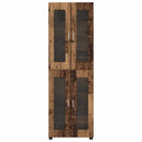 vidaXL Magasfiú polcokkal FLORIN Öreg fa 60 x 35 x 182 cm Faanyag