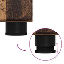 vidaXL Magasfiú polcokkal tárolóval Öreg fa 60 x 35 x 182 cm Faanyag