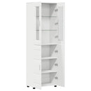 vidaXL Magasfiú polcokkal FLORIN Fehér 60 x 35 x 182 cm Faanyag