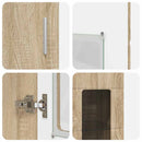 vidaXL Magasfiú FLORIN 60 x 35 x 182 cm Sonoma tölgy Szerelt Fa