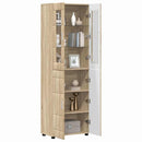 vidaXL Magasfiú FLORIN 60 x 35 x 182 cm Sonoma tölgy Szerelt Fa