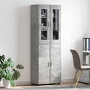 vidaXL Magasfiú polcokkal FLORIN Beton Szürke 60 x 35 x 182 cm Faanyag